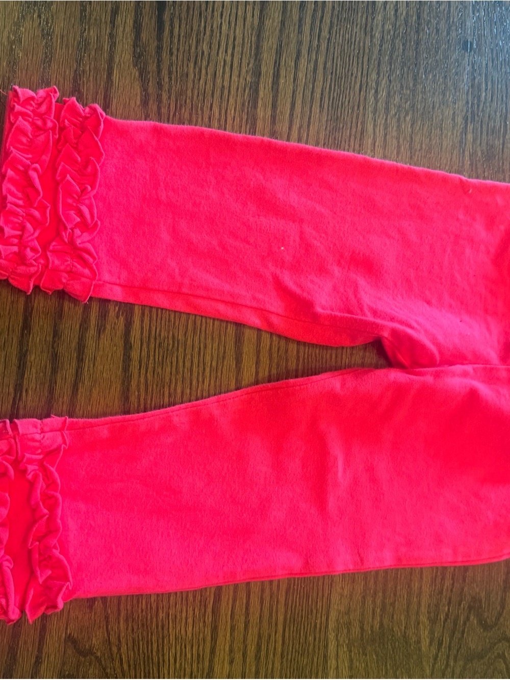 Girls Ruffle Hem Leggings -